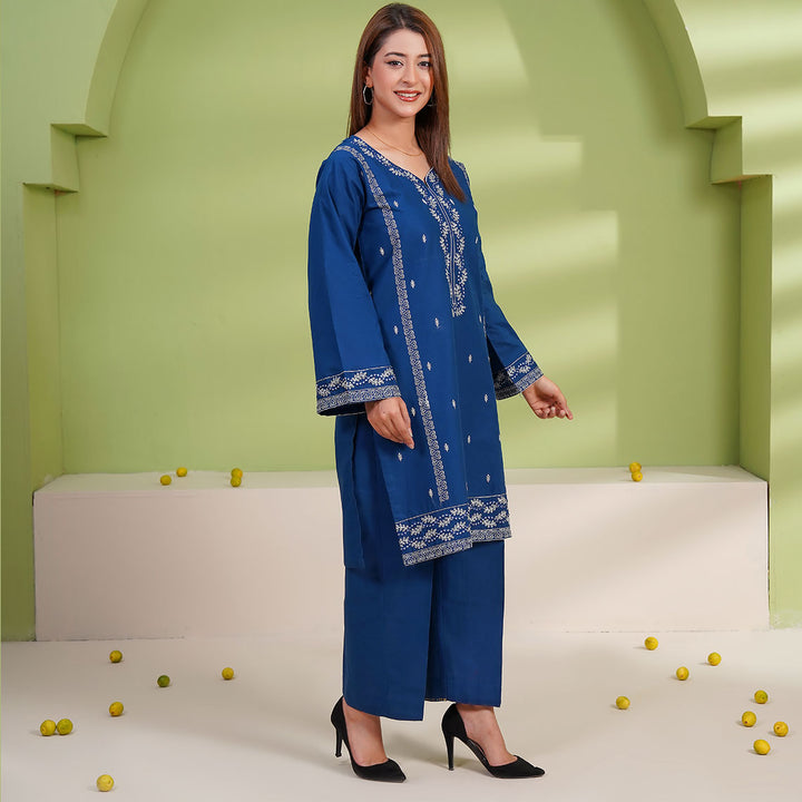 2-PC Young's Embroidered Cambric