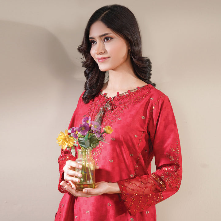 2-PC Young's Embroidered Cambric