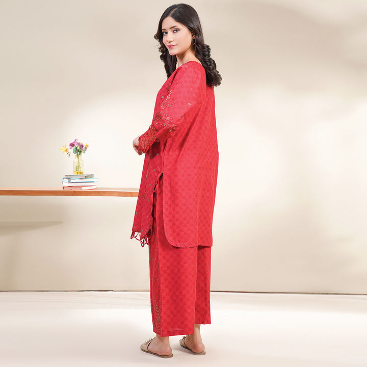 2-PC Young's Embroidered Cambric