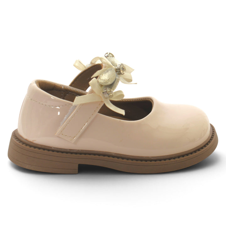 Beige Kids Casual Pumps - KG90269