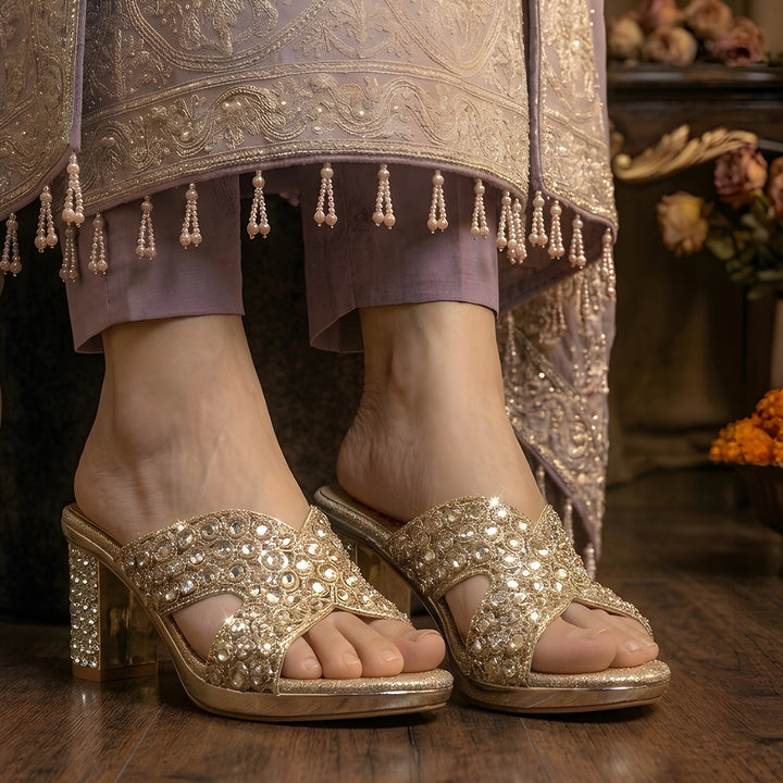 Fancy Slipper Heel
