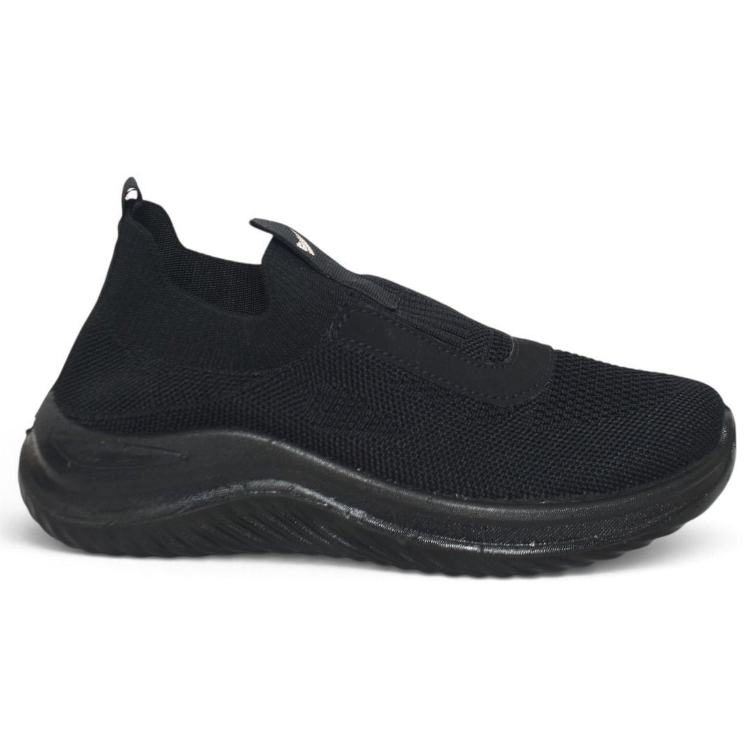 Black Ladies Casual Sneaker - l098483