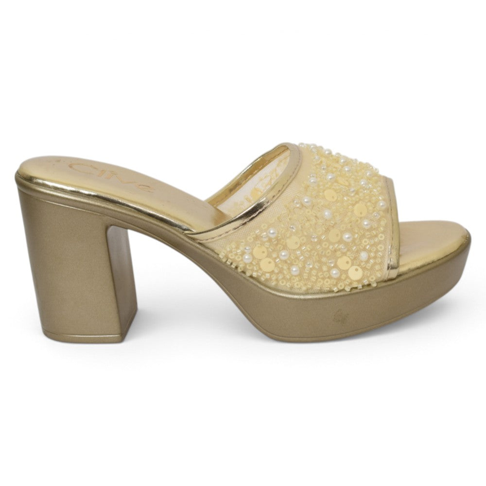 Bridal Slipper Heels