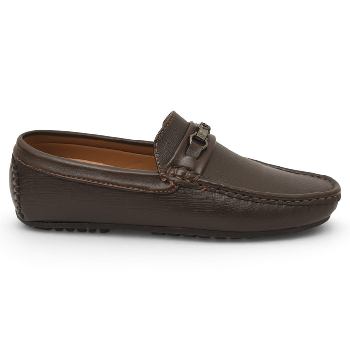 Brown Kids Casual Moccassion - KB10609