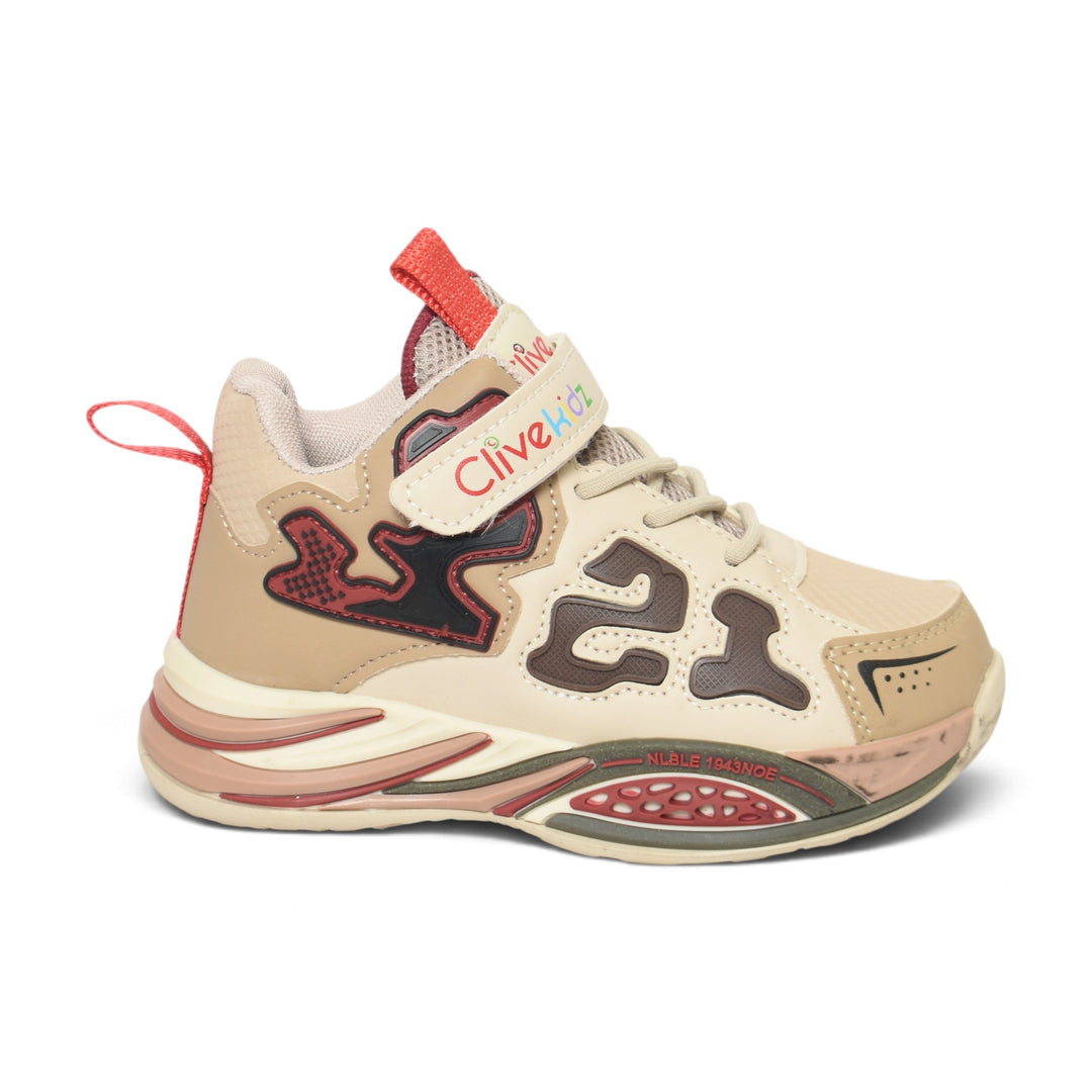 Beige Kids Sports Joger - KB95273
