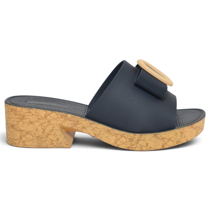 Navy Ladies Rough Chappals - L001598