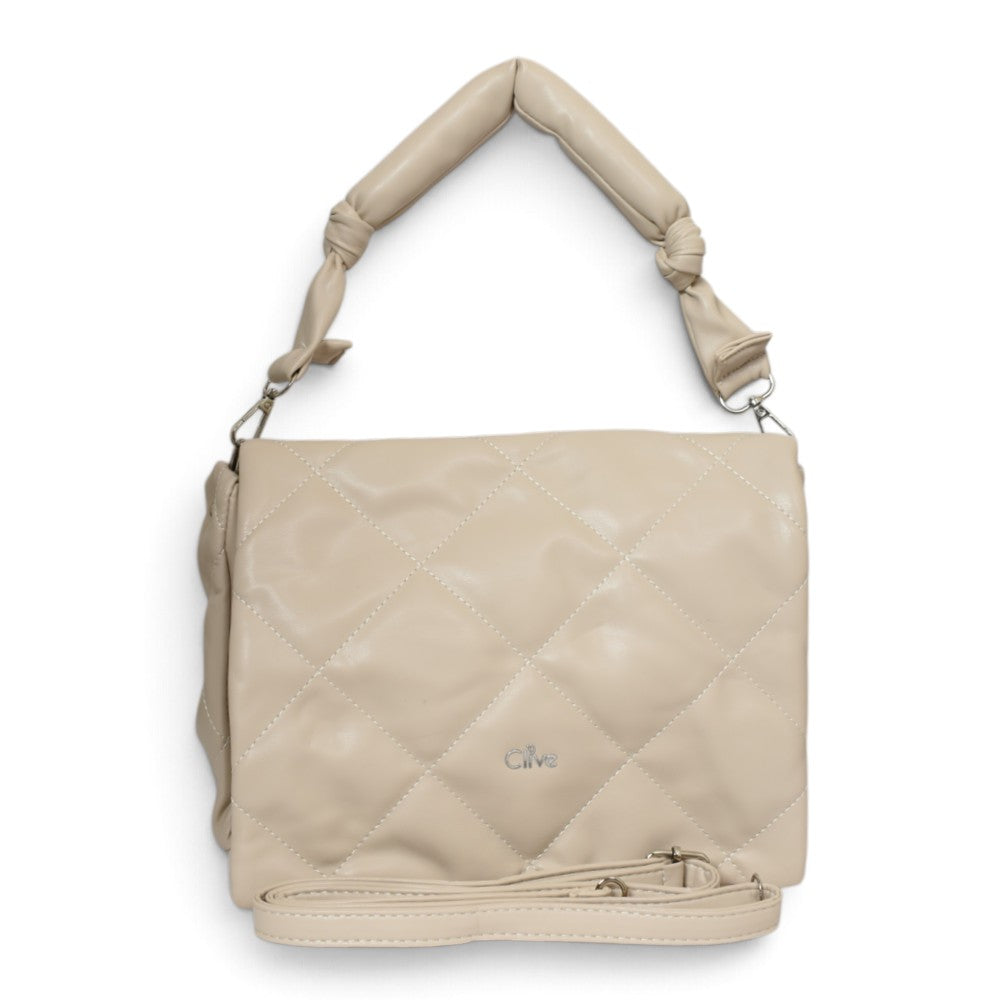 Beige Cross Body Bag - bc11360