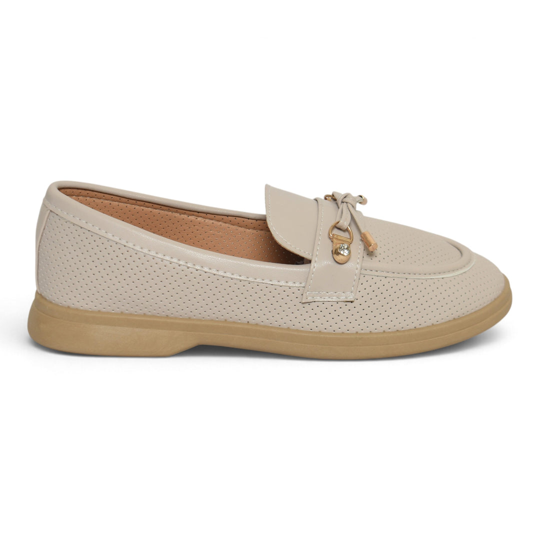 Beige Casual Loafers - L095502