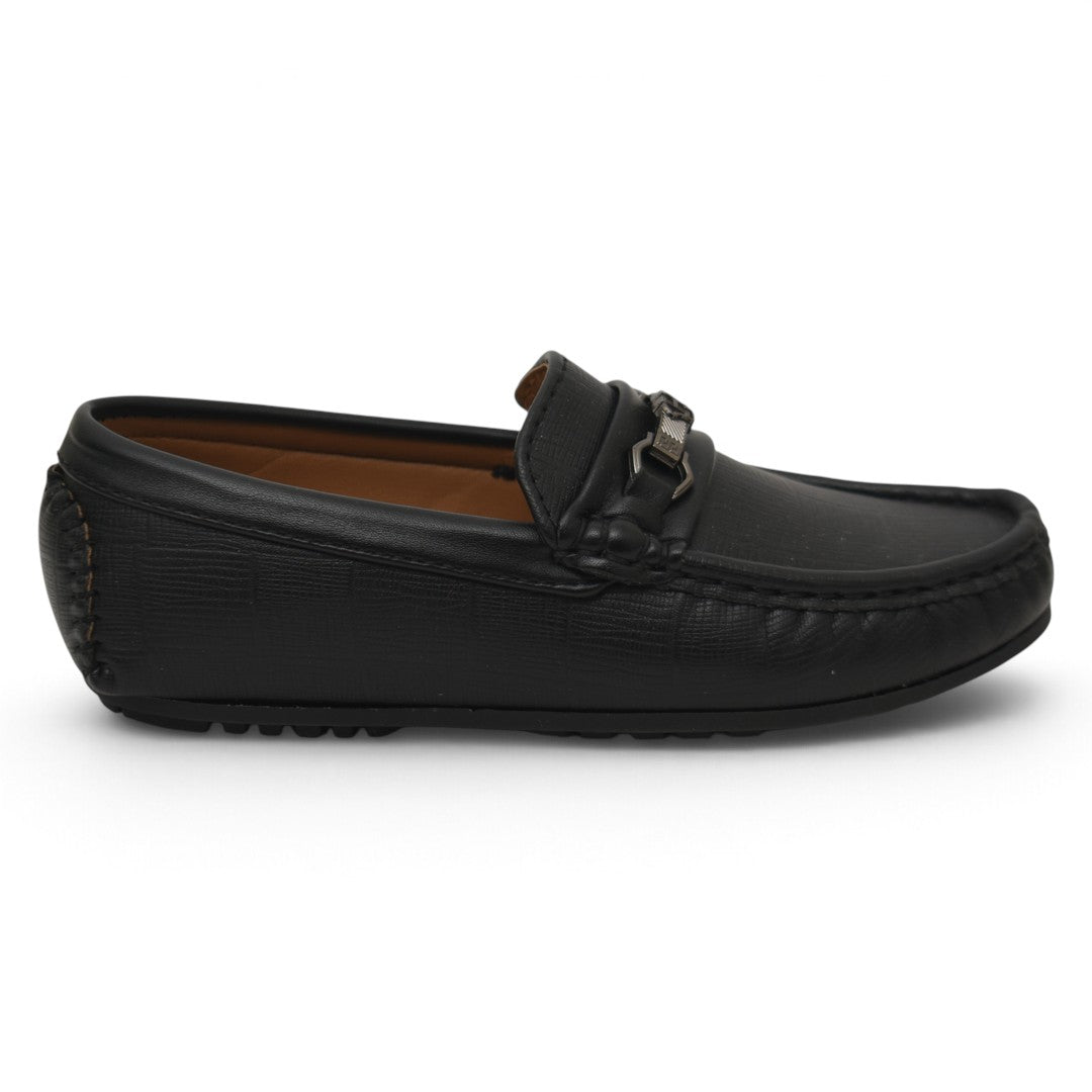 Black Kids Casual Moccassion - KB10608
