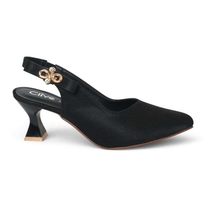 Black Formal Court Shoes - L085860
