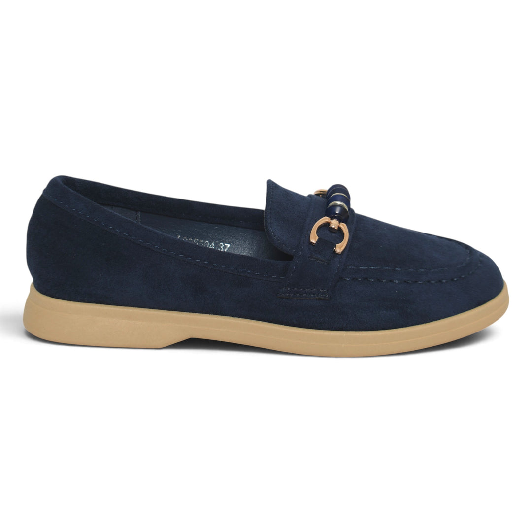 Navy Casual Loafers - L095504
