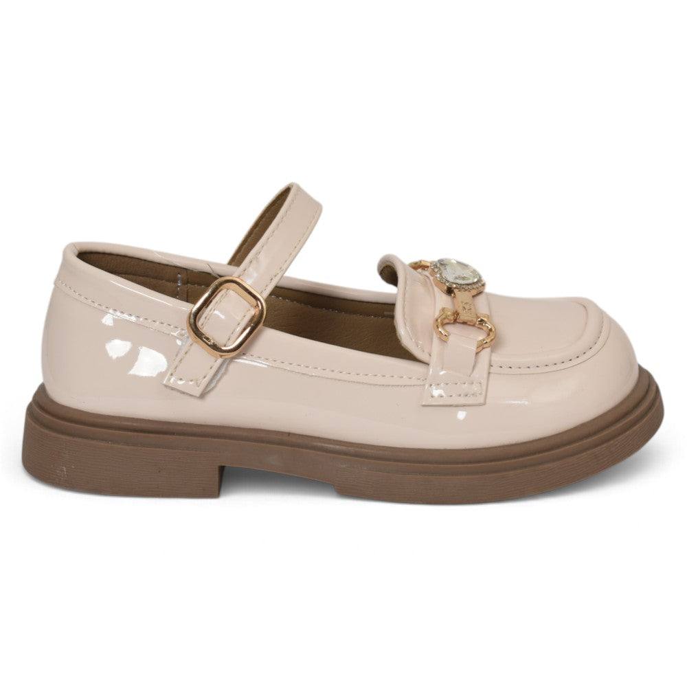 Beige Kids Casual Pumps - KG90276
