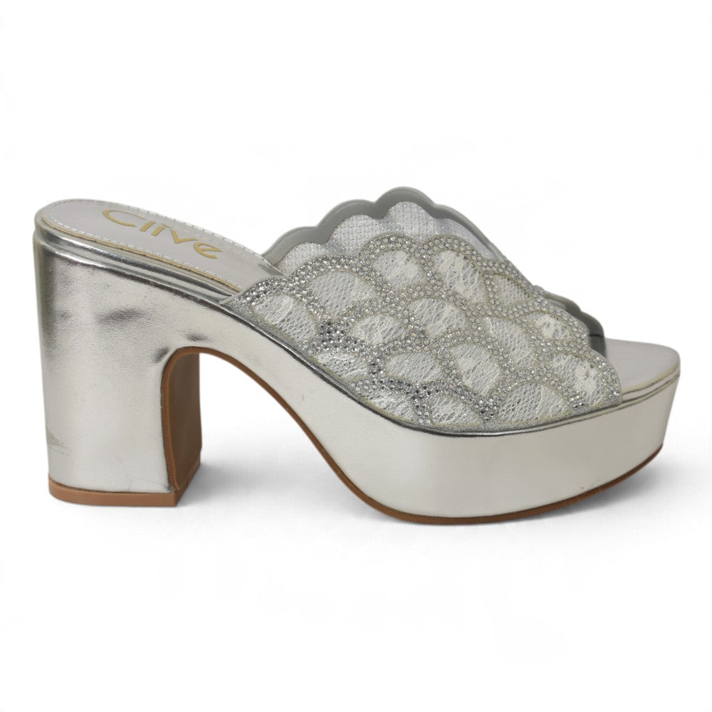 Bridal Slipper Heels