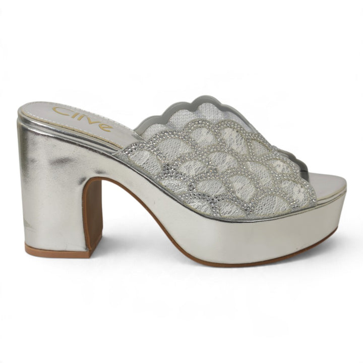 Bridal Slipper Heels