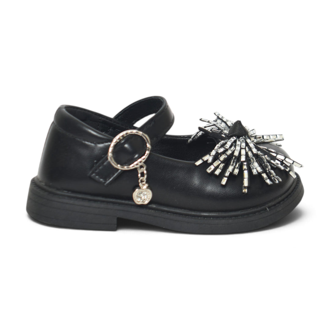 Black Kids Casual Pumps - KG90274
