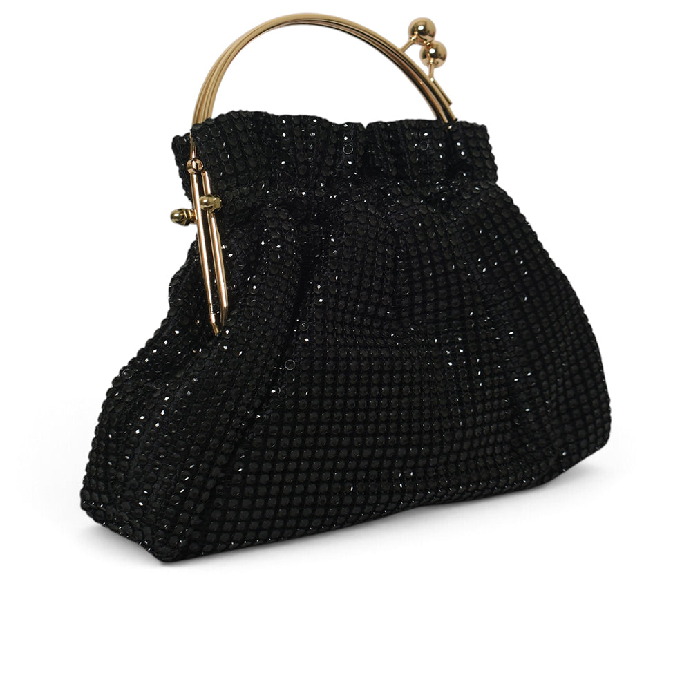Black Fancy Clutch - BC04208