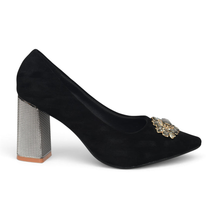 Black Formal Court Shoes - L085842