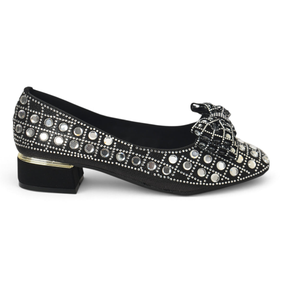 Black Bridal Court Shoes - l087266
