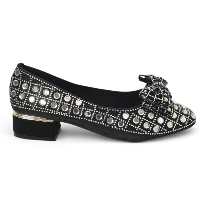 Black Bridal Court Shoes - l087266