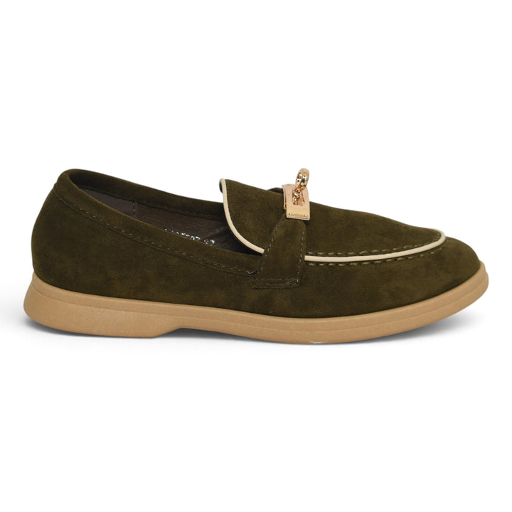 Green Casual Loafers - L095507