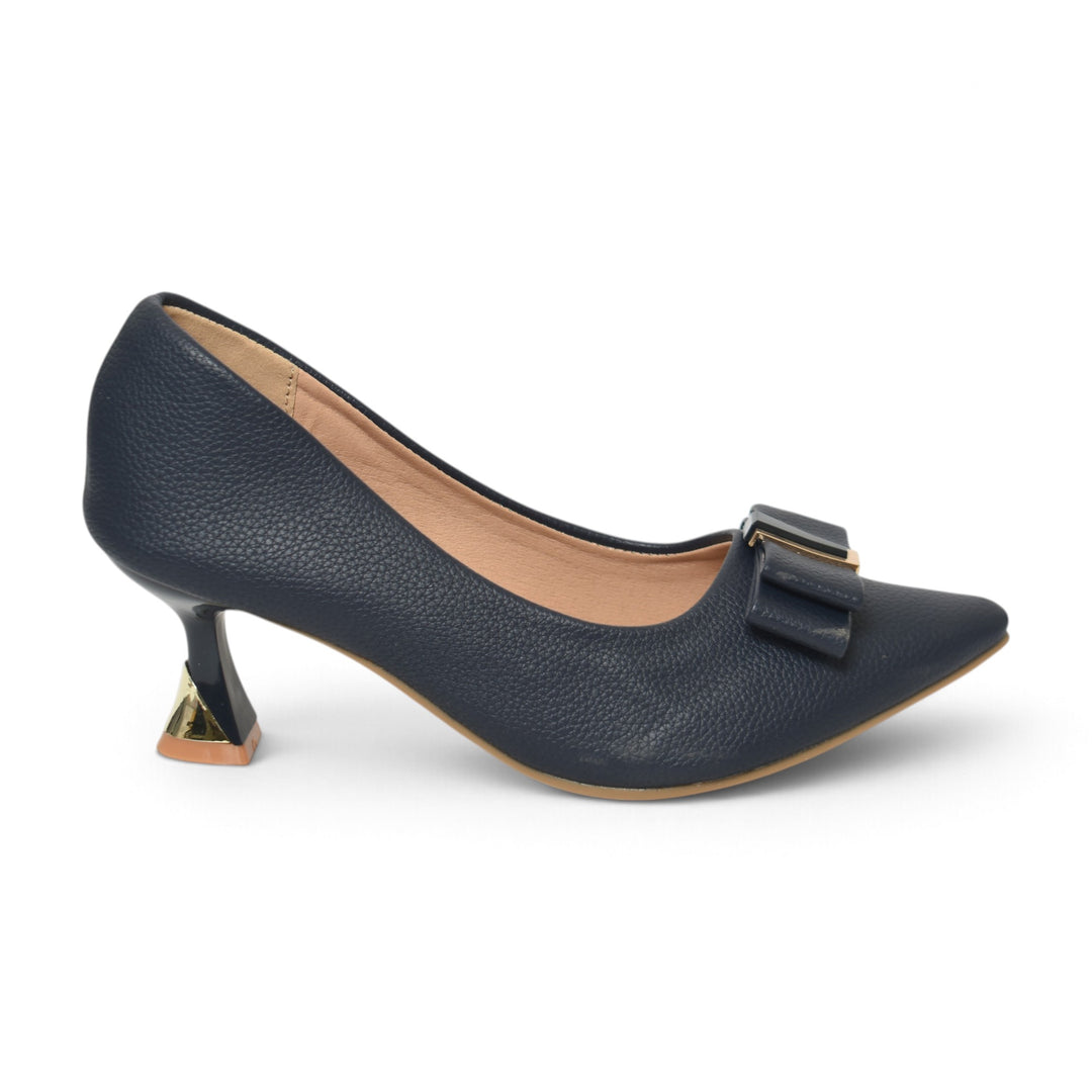 Navy Formal Court Shoes - L085858