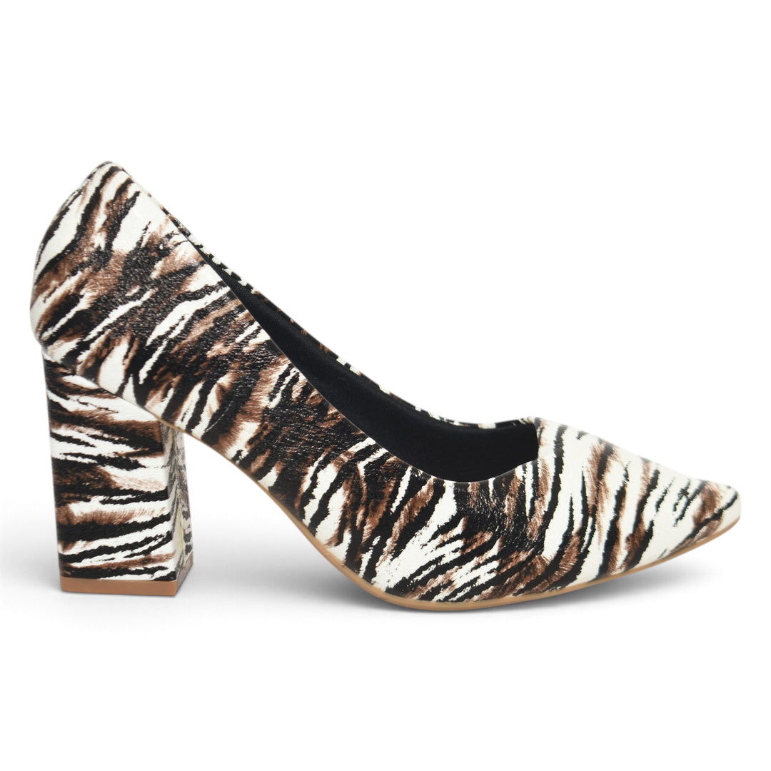 White Formal Court Shoes - L085817