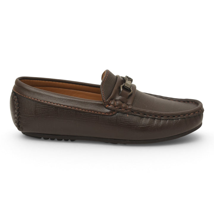 Brown Kids Casual Moccassion - KB10608