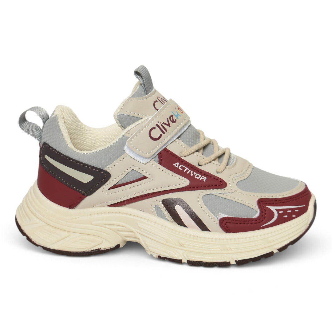 Maroon Kids Sports Joger - KB95285