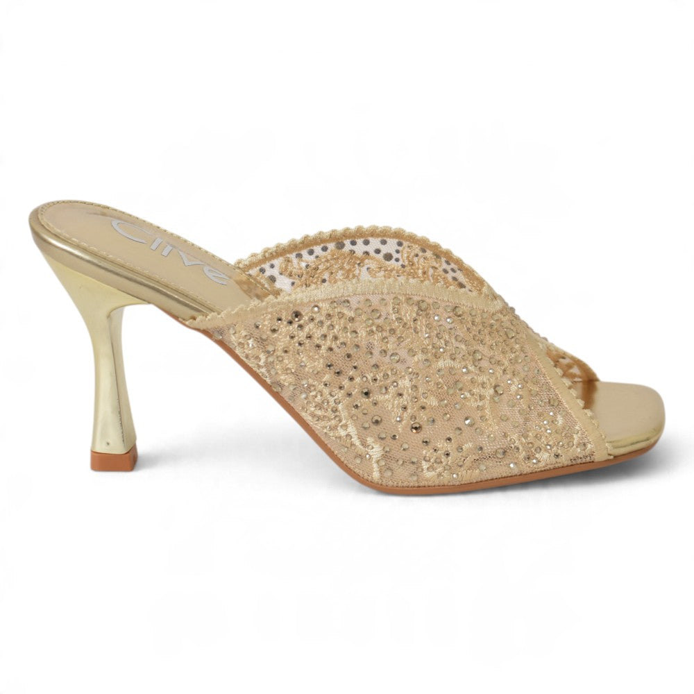 Bridal Slipper Heels