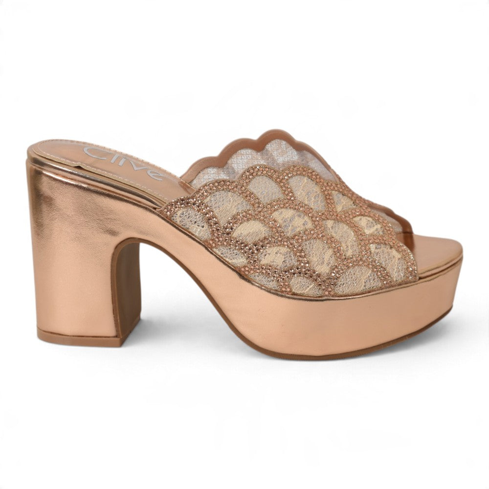 Bridal Slipper Heels
