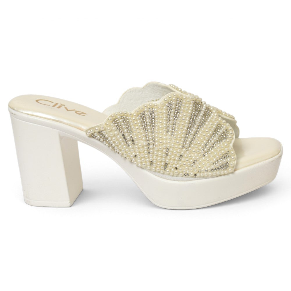 Bridal Slipper Heels
