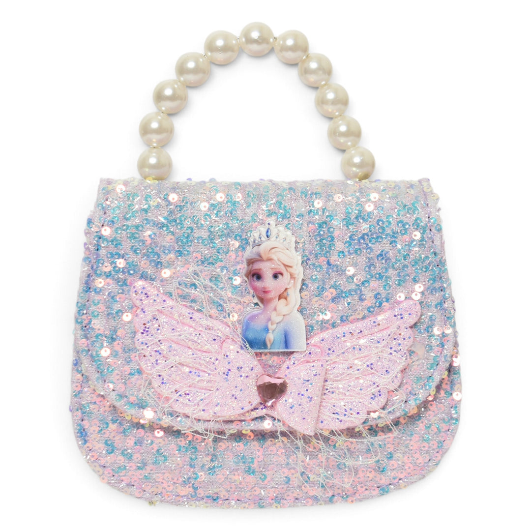 Silver Casual Kids Bag - BKB1199