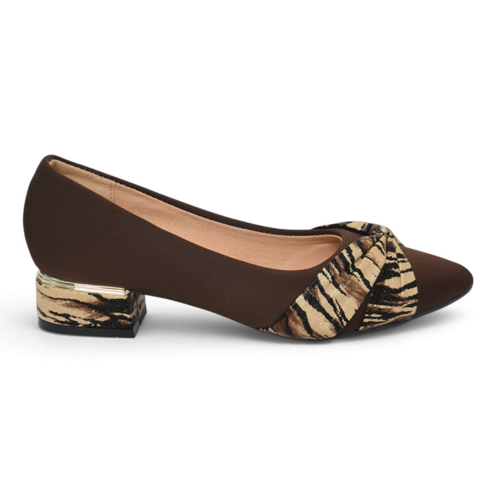 Coffee Formal Court Shoes - L085847