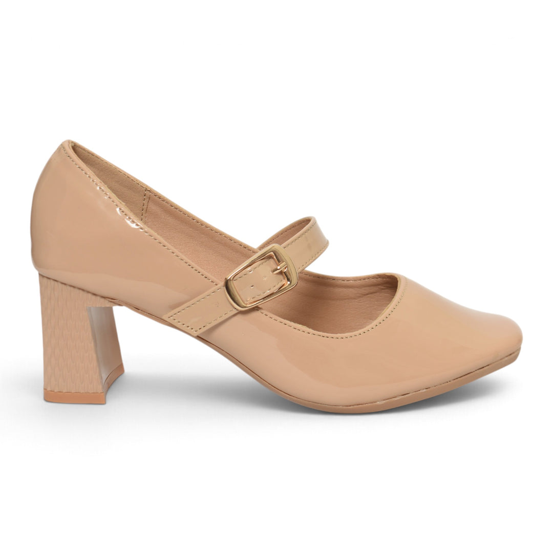 Beige Formal Court Shoes - L085844