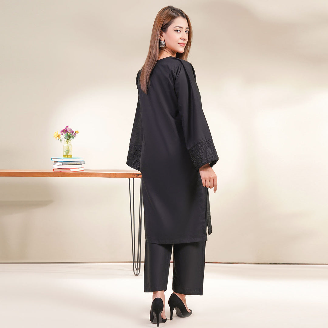 2-PC Young's Embroidered Cambric
