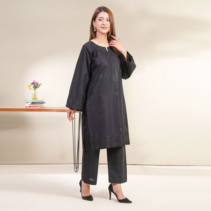 2-PC Young's Embroidered Cambric