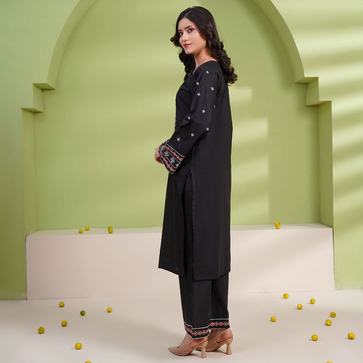 2-PC Young's Embroidered Cambric