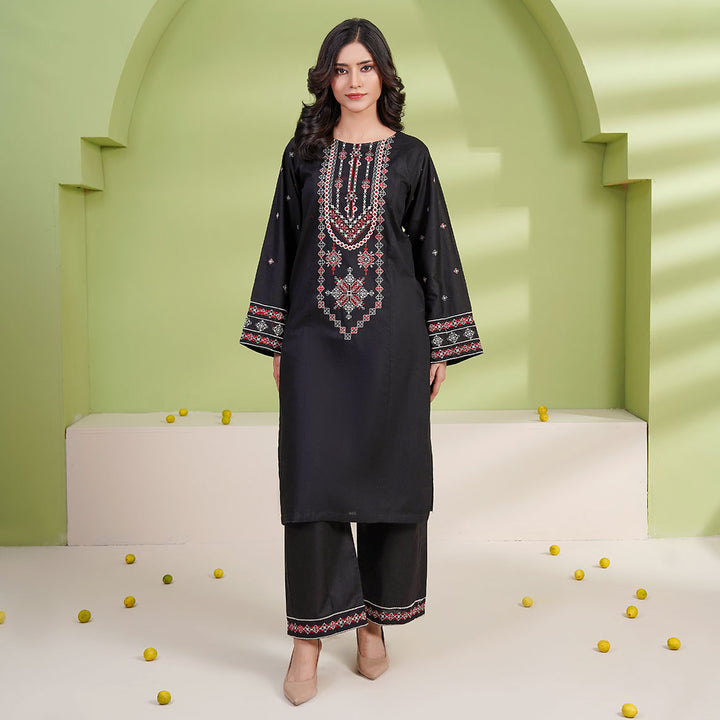 2-PC Young's Embroidered Cambric