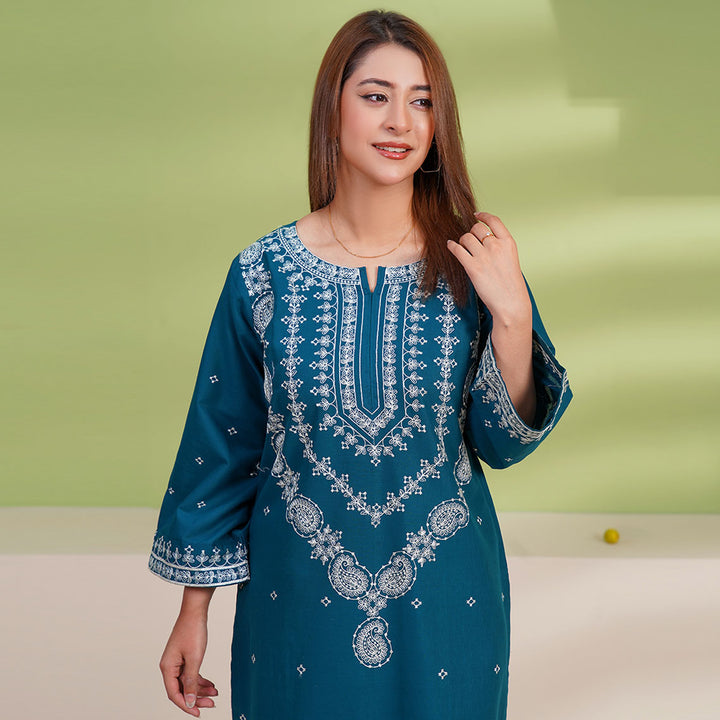 2-PC Young's Embroidered Cambric