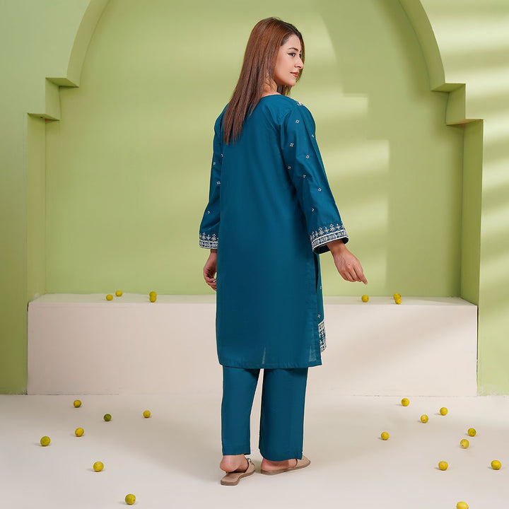 2-PC Young's Embroidered Cambric