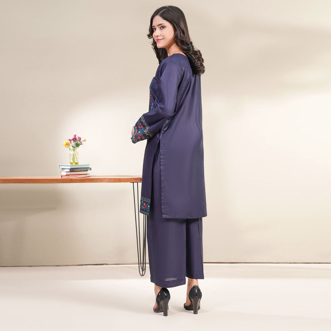 2-PC Young's Embroidered Cambric