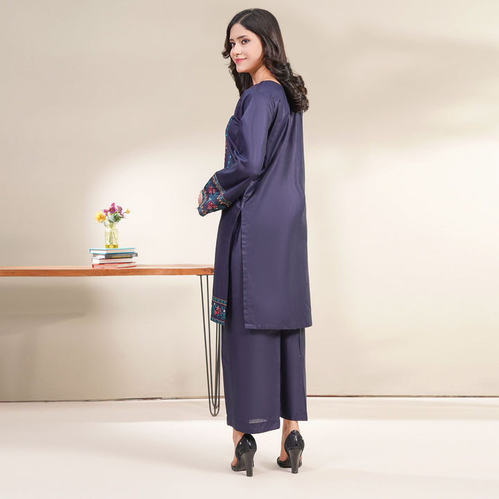 2-PC Young's Embroidered Cambric