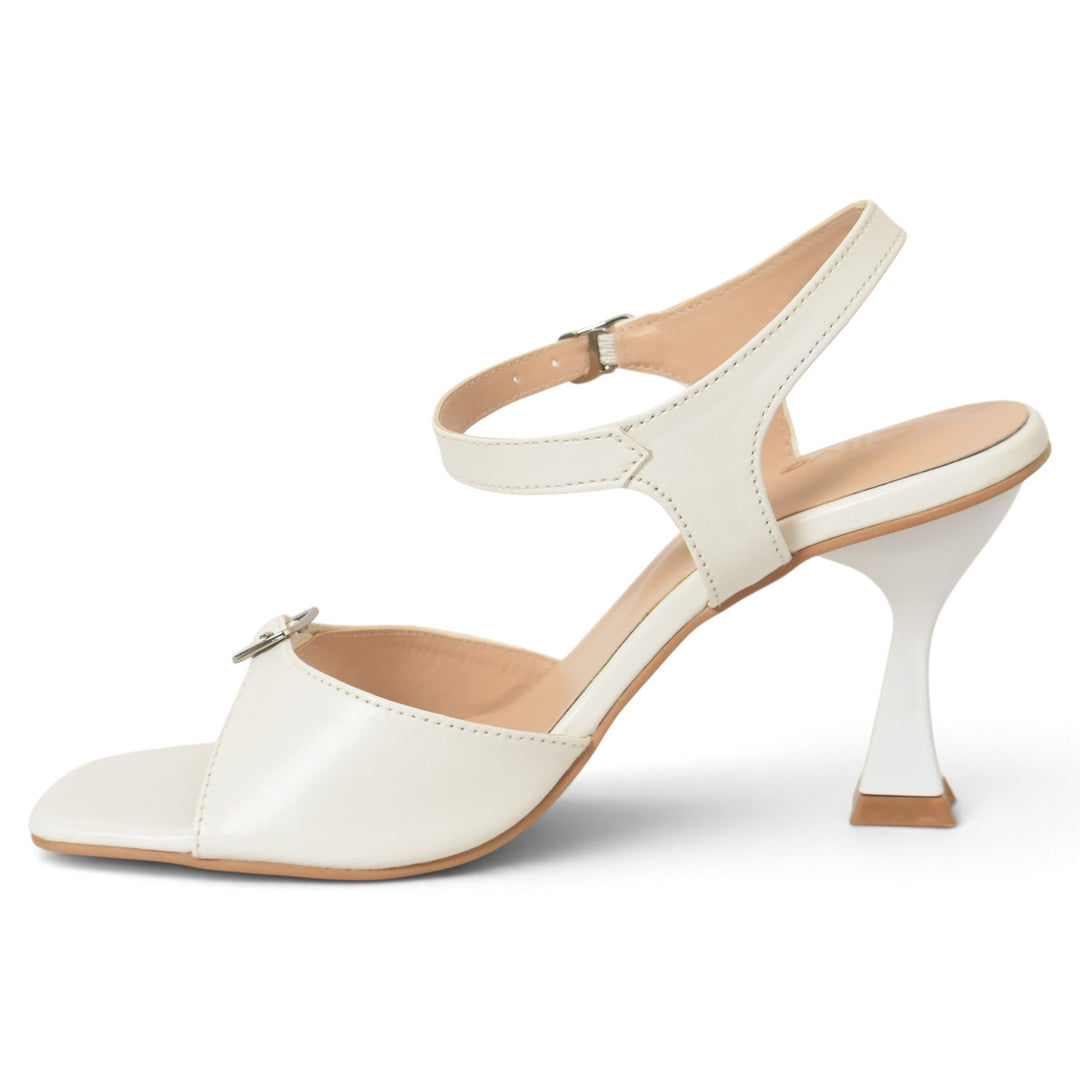White Bridal Sandal Heels - l065843
