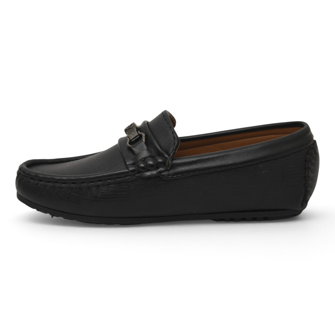 Black Kids Casual Moccassion - KB10608