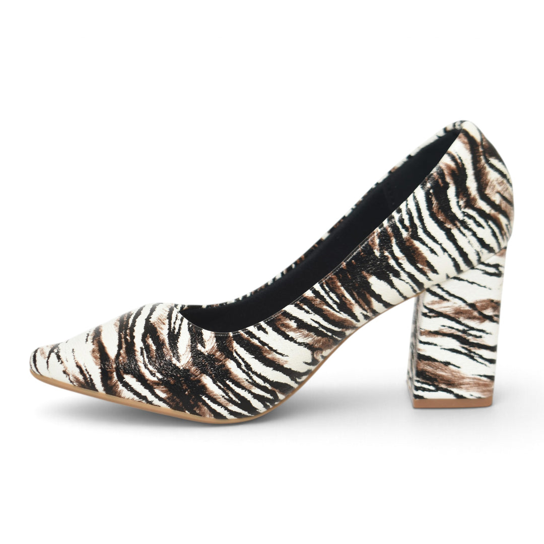 White Formal Court Shoes - L085817