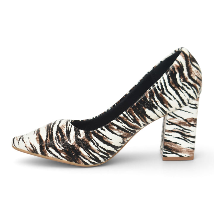 White Formal Court Shoes - L085817