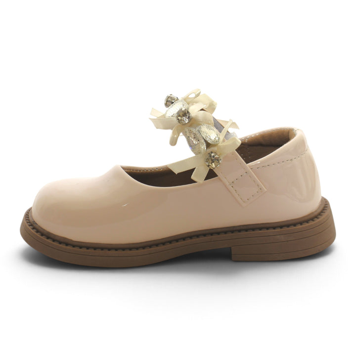 Beige Kids Casual Pumps - KG90269