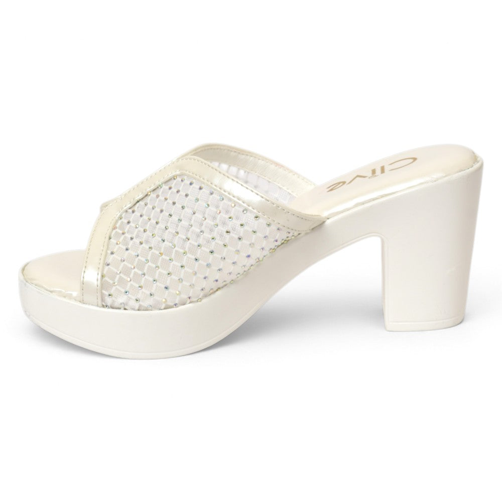 Bridal Slipper Heels