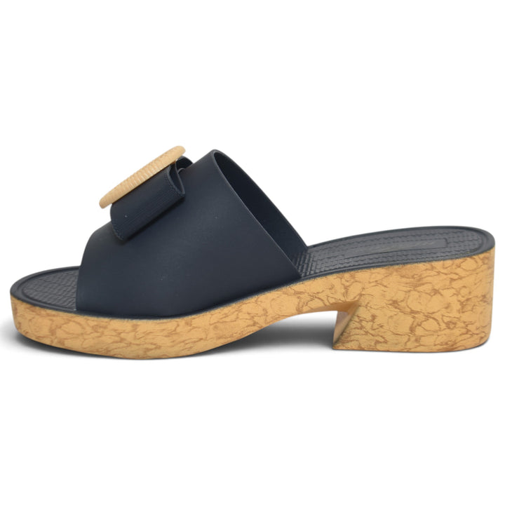 Navy Ladies Rough Chappals - L001598