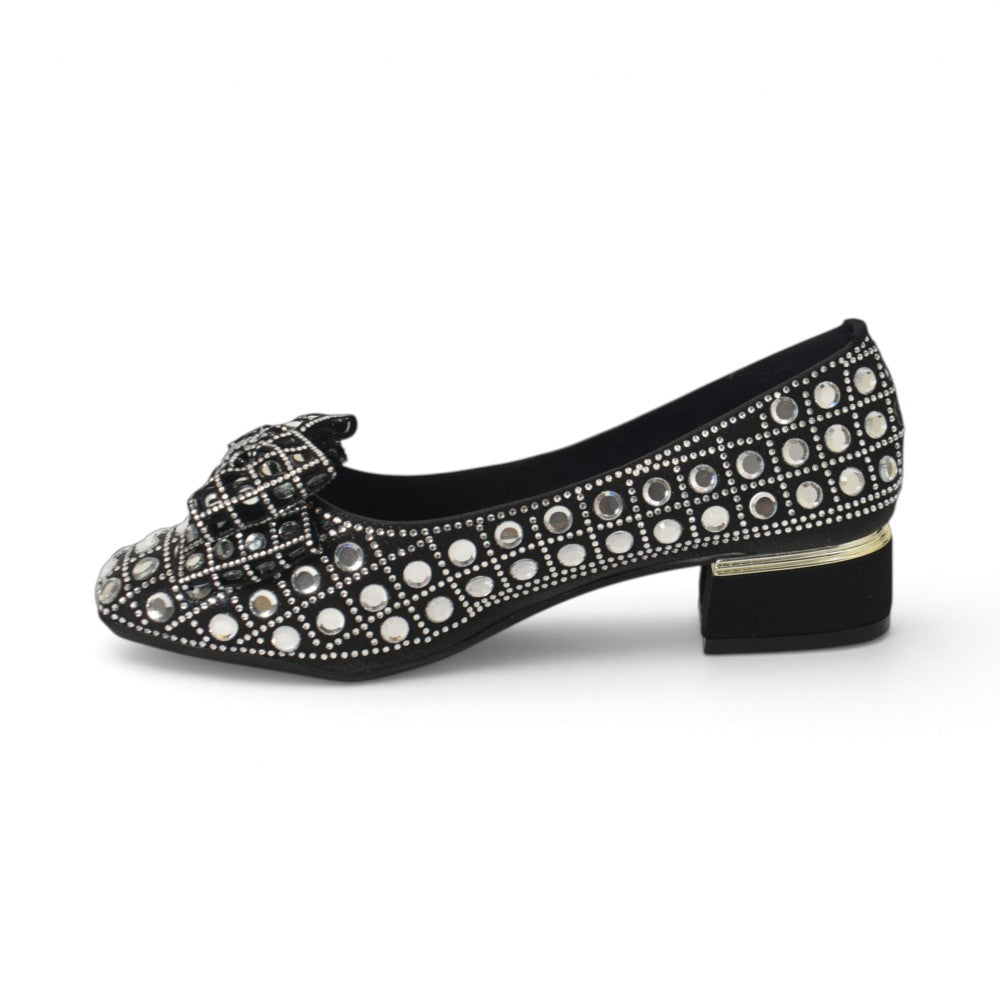 Black Bridal Court Shoes - l087266